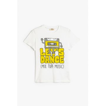 Tricou cu imprimeu frontal