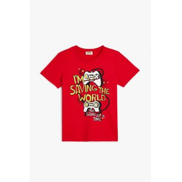 Tricou cu imprimeu grafic