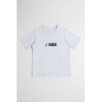 Tricou cu imprimeu logo discret