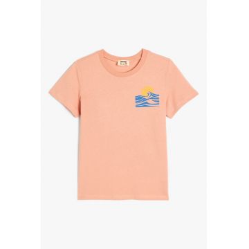 Tricou cu imprimeu pe partea din spate