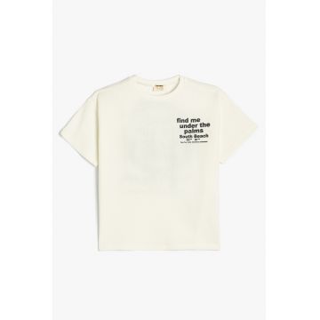 Tricou cu imprimeu text