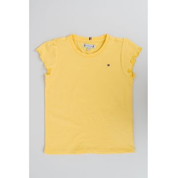 Tricou cu maneci cu volane