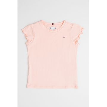 Tricou cu maneci cu volane