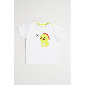 Tricou cu model brodat