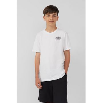 Tricou de bumbac cu imprimeu pe spate