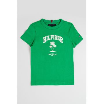 Tricou de bumbac cu logo