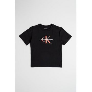 Tricou de bumbac cu logo