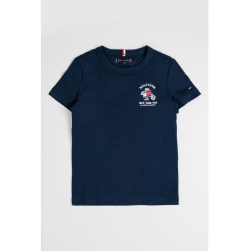 Tricou de bumbac cu logo
