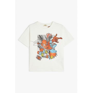 Tricou de bumbac cu Spider-Man