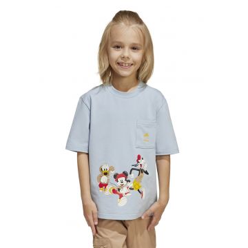Tricou din amestec de bumbac cu model cu desene animate