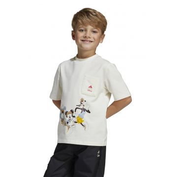 Tricou din amestec de bumbac cu model cu desene animate
