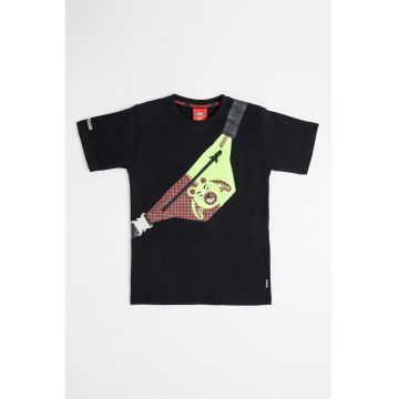 Tricou din bumbac Crossbody Money Bear