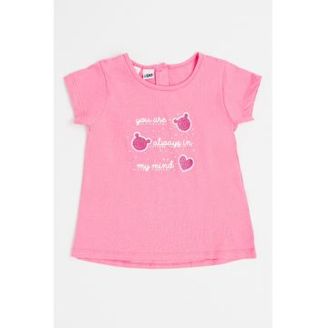 Tricou din bumbac cu croiala in A