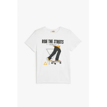 Tricou din bumbac cu imprimeu