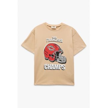 Tricou din bumbac cu imprimeu