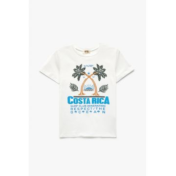 Tricou din bumbac cu imprimeu grafic