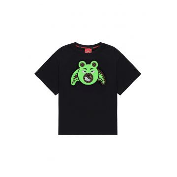 Tricou din bumbac cu imprimeu grafic