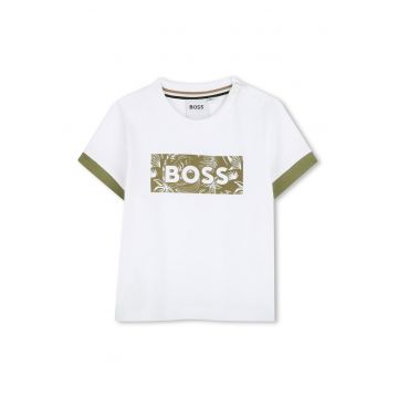 Tricou din bumbac cu imprimeu logo
