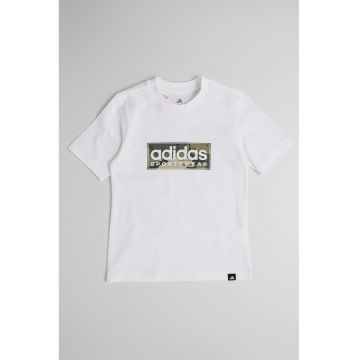 Tricou din bumbac cu imprimeu logo Camo