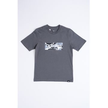 Tricou din bumbac cu imprimeu logo Camo
