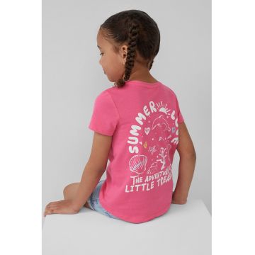 Tricou din bumbac cu imprimeu pe partea din spate