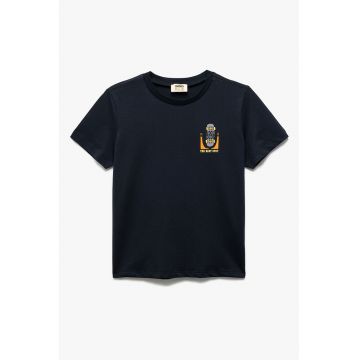 Tricou din bumbac cu imprimeu pe piept