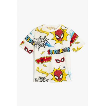 Tricou din bumbac cu Spider-Man