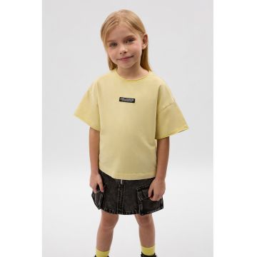 Tricou lejer cu maneci cazute