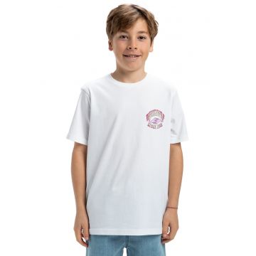 Tricou lejer de bumbac cu logo Times Up