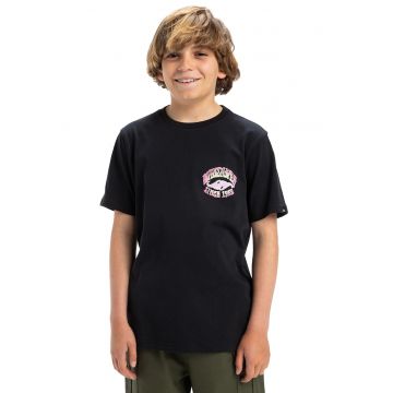 Tricou lejer de bumbac cu logo Times Up