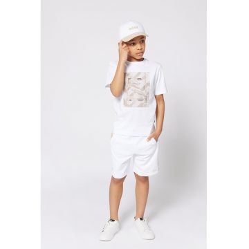 Tricou lejer din bumbac cu model grafic