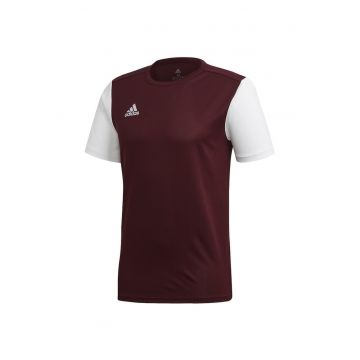 Tricou pentru copii -  Visiniu/Alb - poliester -