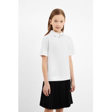 Tricou polo regular fit din amestec de bumbac