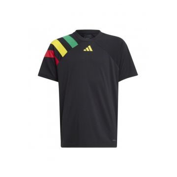 Tricou sport copii  Fortore 23 - maneca scurta - negru -