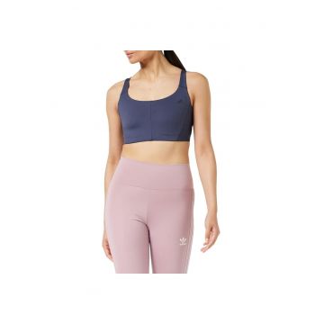 Bustiera sport  Core Flow - poliester - bleumarin