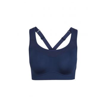 Bustiera sport dama  Karlie Kloss - poliester - bleumarin