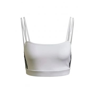 Bustiera sport  elastan/poliester - alb