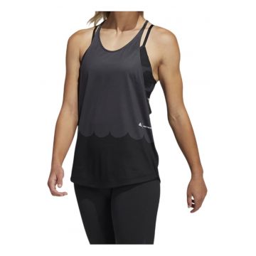 Maiou sport  Marimekko - negru - poliester reciclat - pentru alergare si antrenamente -