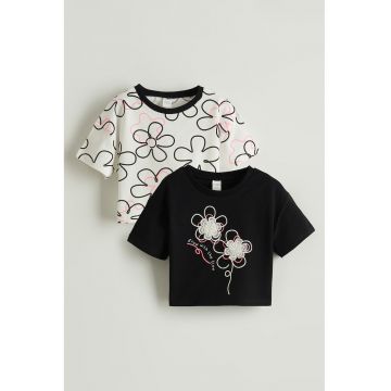 Set de tricouri crop - 2 piese