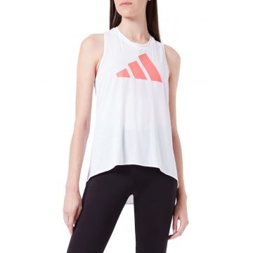 Top sport  WTR 3BarLogo - alergare - alb - poliester reciclat -
