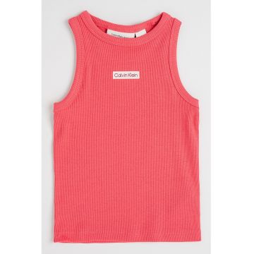 Top striat cu logo