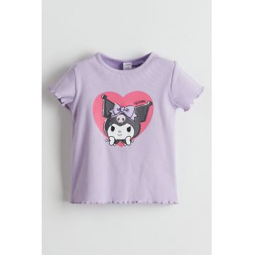Tricou cu imprimeu cu desene animate