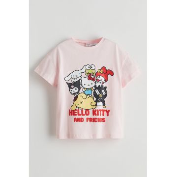 Tricou cu imprimeu cu desene animate