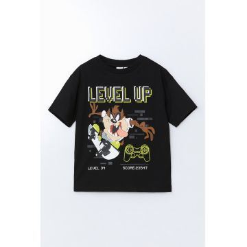 Tricou cu imprimeu cu desene animate