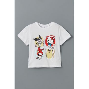 Tricou cu imprimeu cu desene animate