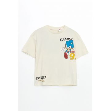 Tricou cu imprimeu Sonic