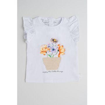Tricou cu model floral