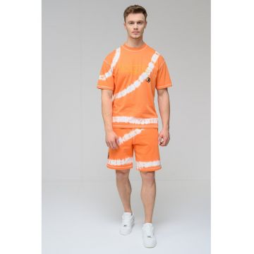 Tricou cu model si decolteu la baza gatului Nodyem
