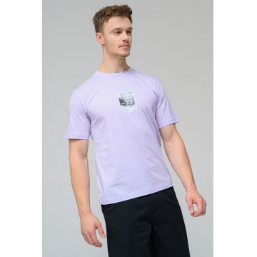 Tricou de bumbac cu imprimeu foto Darthy