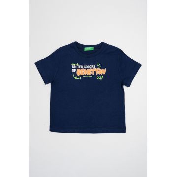 Tricou de bumbac cu imprimeu logo
